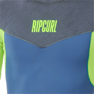2022 Rip Curl Junior Dawn Patrol 2mm Back Zip Shorty Wetsuit WSP8EJ - Blue Grey
